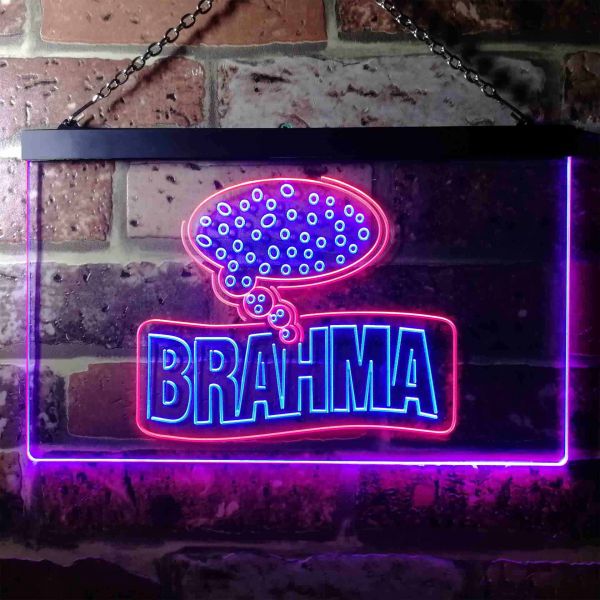 Cerveza Brahma Think Beer Dual LED Neon Light Sign